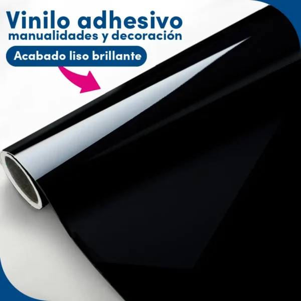 vinilo Adhesivo Negro brillo - lineahogar - Lineafix Adhesive - imagen producto