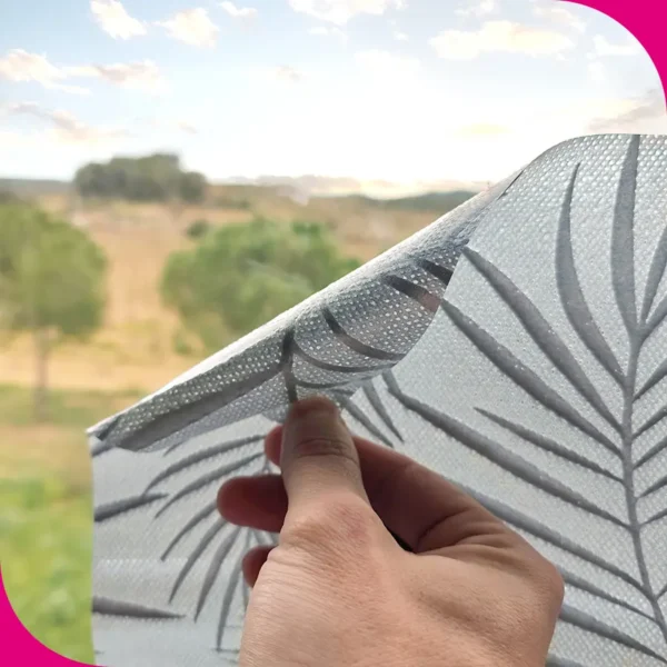 Screen - Palms-Silver - lineahogar - Imagen producto