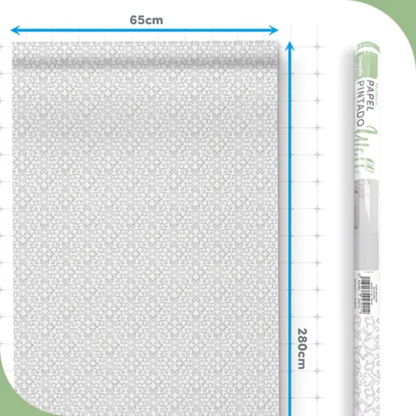 Papel pintado vinílico Stary white - lineahogar - Lineafix Adhesive Wall - imagen producto