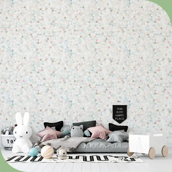 Papel pintado vinílico Trekant pasteles - lineahogar - Lineafix Adhesive Wall - imagen producto