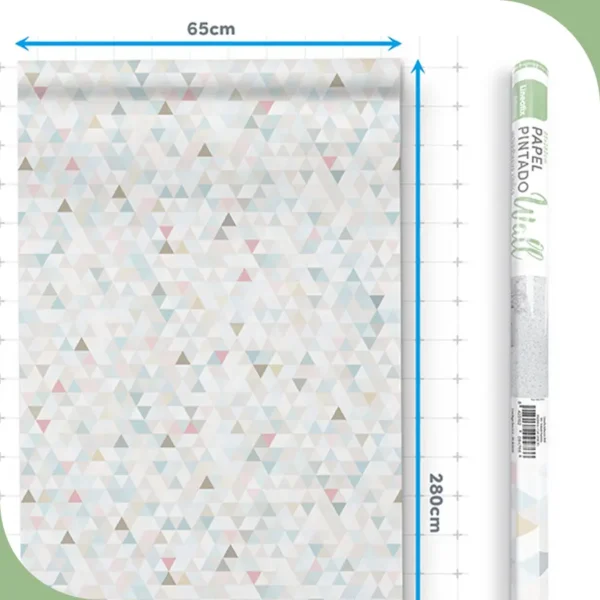 Papel pintado vinílico Trekant pasteles - lineahogar - Lineafix Adhesive Wall - imagen producto